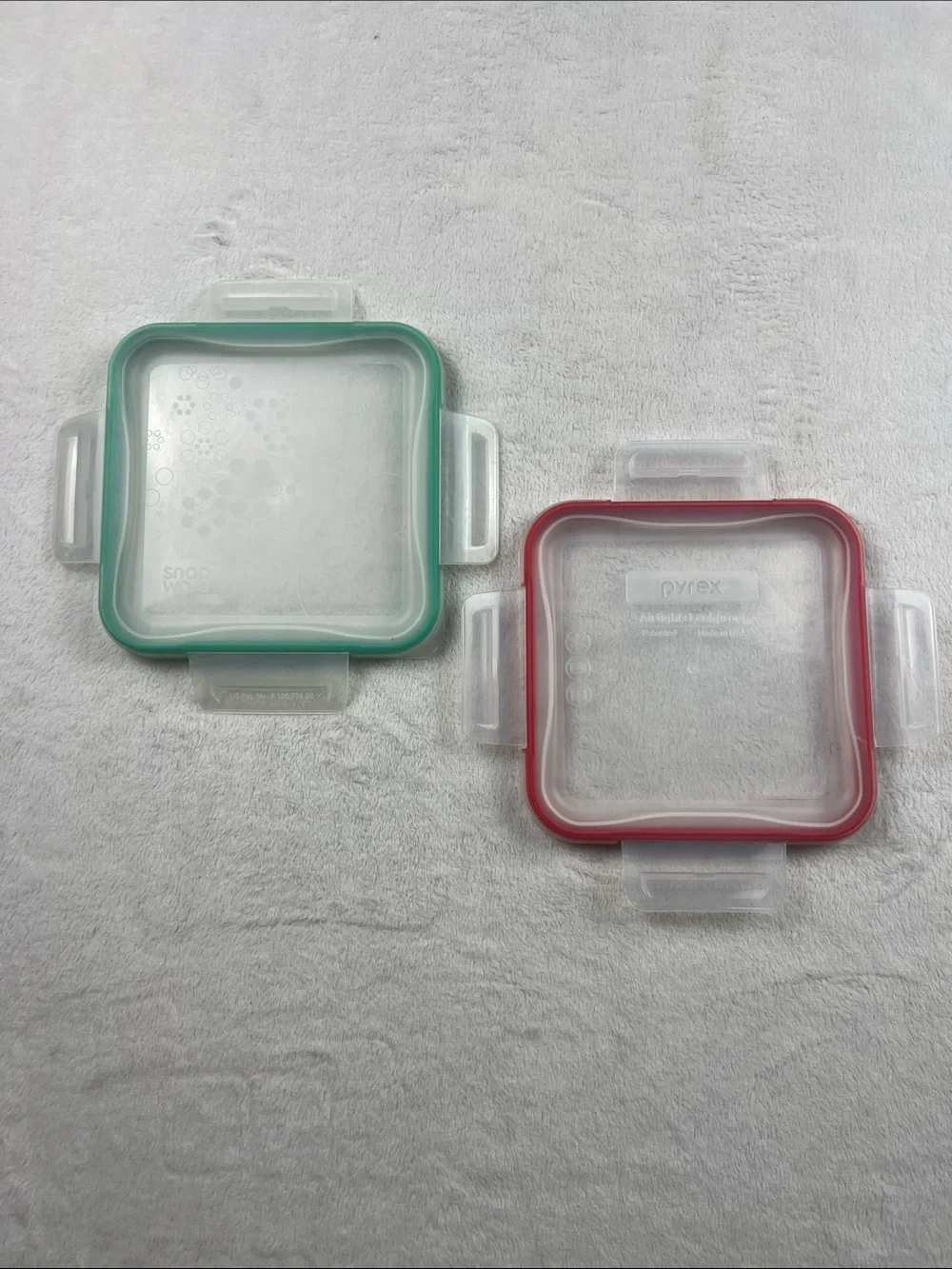 SnapWare Lid replacement for 4 cups square - Compatible Pyrex glass container